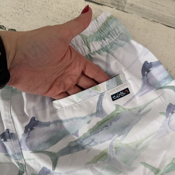 Salt Life Women's Boardshorts/Short Water/Fish Print - Large - Picture 8 of 11